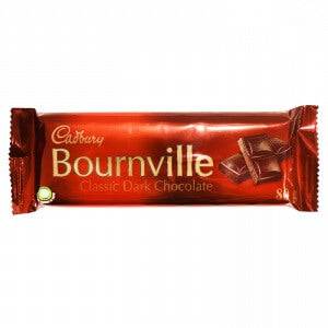 Cadbury Bournville Slab HEAT SENSITIVE ITEM. PLEASE ADD ITEM 122942 TO THE ORDER TO TRY TO PROTECT CHOCOLATES FROM HEAT DAMAGE 80g