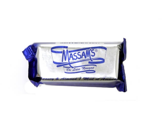 Massams Nougat Honey Almond Bar (Kosher) 25g