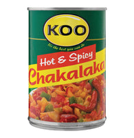 BEST BY APRIL 2024: Koo Chakalaka Hot and Spicy (Kosher) 410g