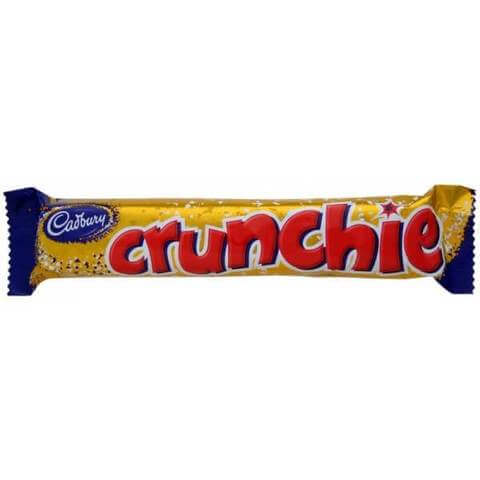 Cadbury Crunchie HEAT SENSITIVE ITEM. PLEASE ADD ITEM 122942 TO THE ORDER TO TRY TO PROTECT CHOCOLATES FROM HEAT DAMAGE. 40g