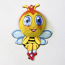 Storz Milk Chocolate Solid Lady Bees HEAT SENSITIVE ITEM. PLEASE ADD ITEM 122942 TO THE ORDER TO TRY TO PROTECT CHOCOLATES FROM HEAT DAMAGE. 12.5g