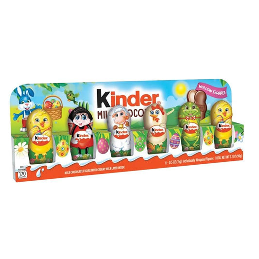 Ferrero Kinder Mini Easter Hollow Figures 6pk 90g