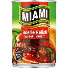 Miami Boerie Relish Sweet Tomato Can 450g