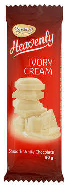 Beacon Chocolate Slabs Ivory Cream HEAT SENSITIVE ITEM. PLEASE ADD ITEM 122942 TO THE ORDER TO TRY TO PROTECT CHOCOLATES FROM HEAT DAMAGE. 80g