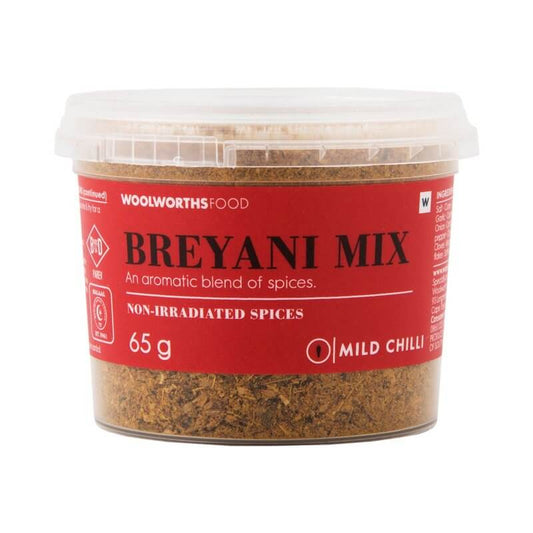 Woolworths Breyani Mix Tub Mild Chilli 65g