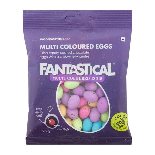 Woolworths Fantastical Multi Coloured Eggs 125g