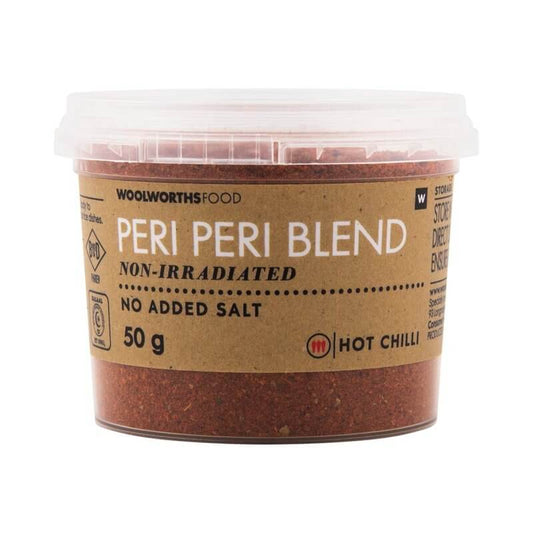 Woolworths Peri Peri Blend Spices Tub Hot Chilli 50g
