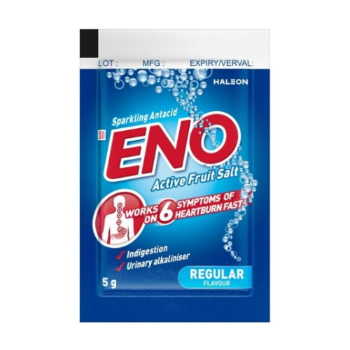 Eno Active Fruit Salt Regular Flavour 5g