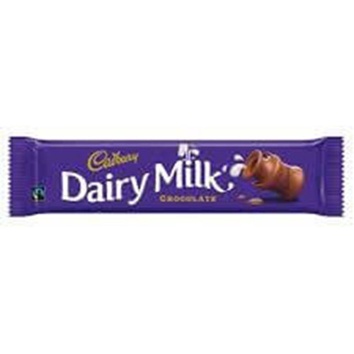 Cadbury Dairy Milk Bar HEAT SENSITIVE ITEM. PLEASE ADD ITEM 122942 TO THE ORDER TO TRY TO PROTECT CHOCOLATES FROM HEAT DAMAGE. 37g