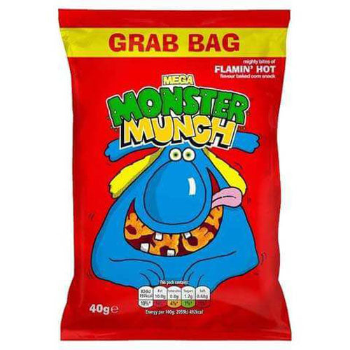 Walkers Crisps Monster Munch Flaming Hot 40g – African Hut