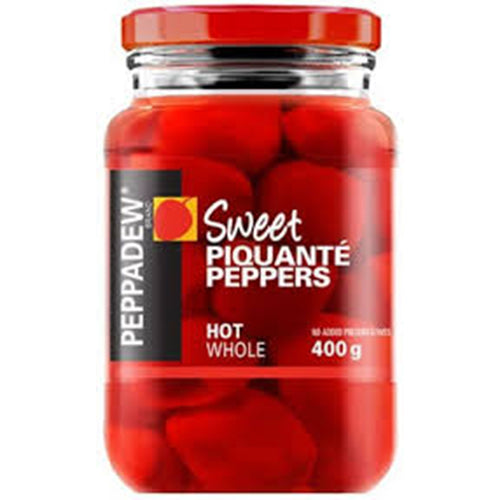 Peppadew Peppers Piquante (HOT) Peppers Whole 400g