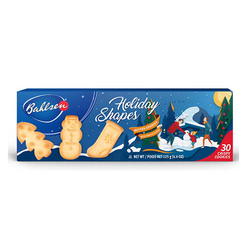 Bahlsen Holiday Shapes Cookies (Item Contains 30 Crispy Cookies) 125g