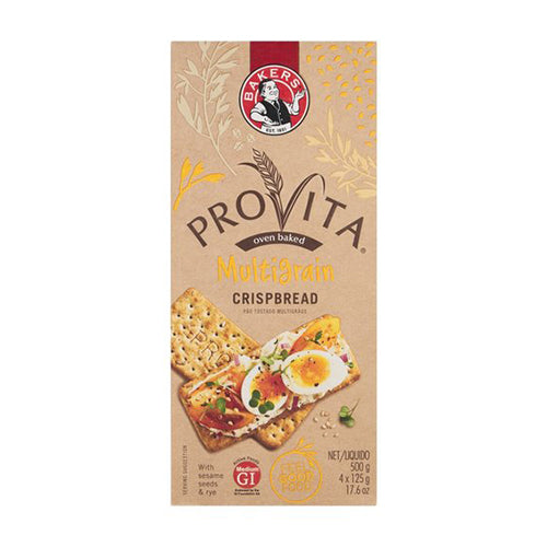 Bakers Provita Multigrain Crispbread (Kosher) 500g