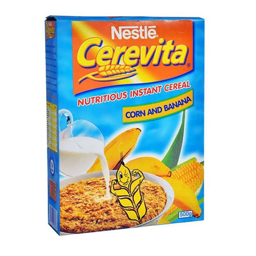 Nestle Cerevita Corn and Banana Cereal 500g