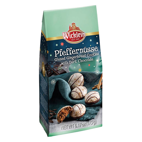 Wicklein Choc Pfefferneuse Drizzled Bag 175g