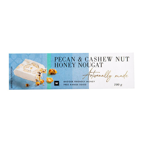 Woolworths Artisanally Made Pecan and Cashew Nut Nougat 100g