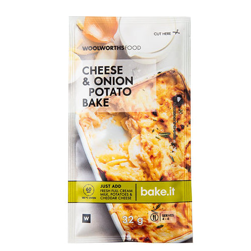 Woolworths Cheese and Onion Flavoured Potato Bake 32g