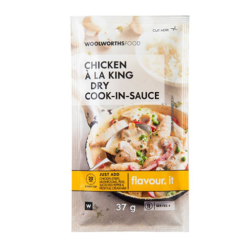 Woolworths Chicken A La King Cook In Sauce 37g