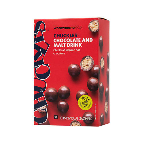 Woolworths Chuckles Hot Chocolate Sachets 600g