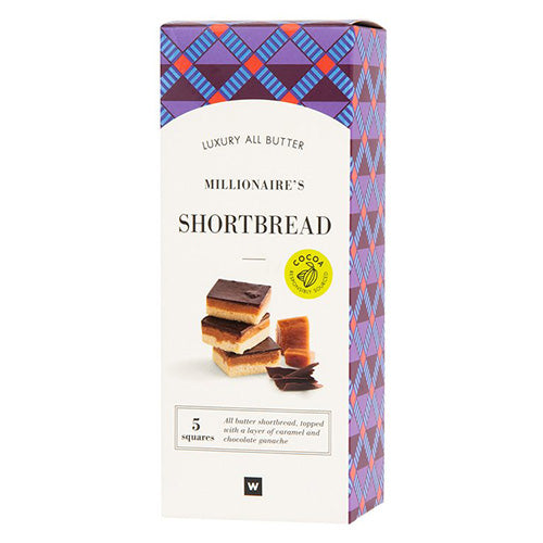 Woolworths Millionaires Shortbread Squares 5pk 150g