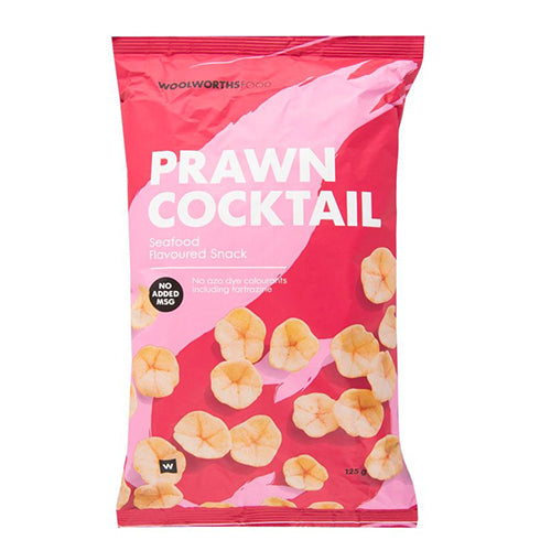 Woolworths Prawn Cocktail Chips 125g