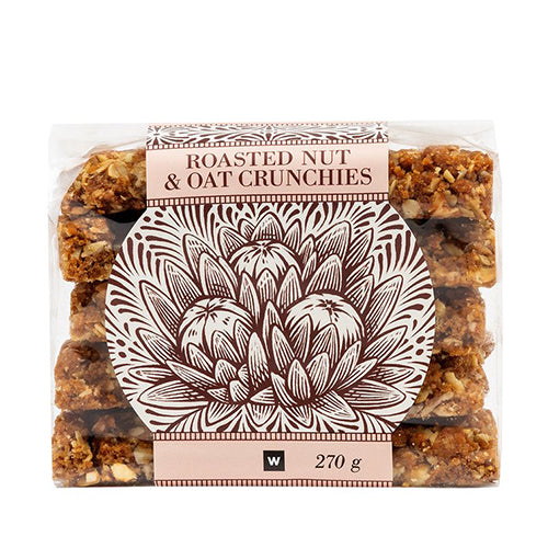 Woolworths Roasted Nut and Oat Crunchies 270g