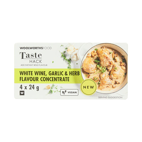 Woolworths Taste Hack White Wine, Garlic And Herb Flavour Concentrate 96g