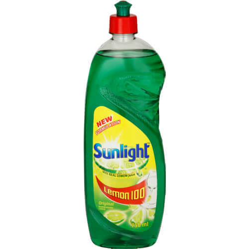 Sunlight Dishwashing Liquid Lemon 750ml