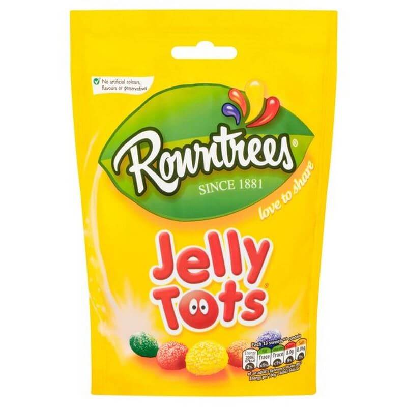 Rowntree Jelly Tots Large Share Bag 195g