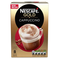 Nestle Nescafe Gold Cappuccino Mix (Pack of 8 Sachets) 124g