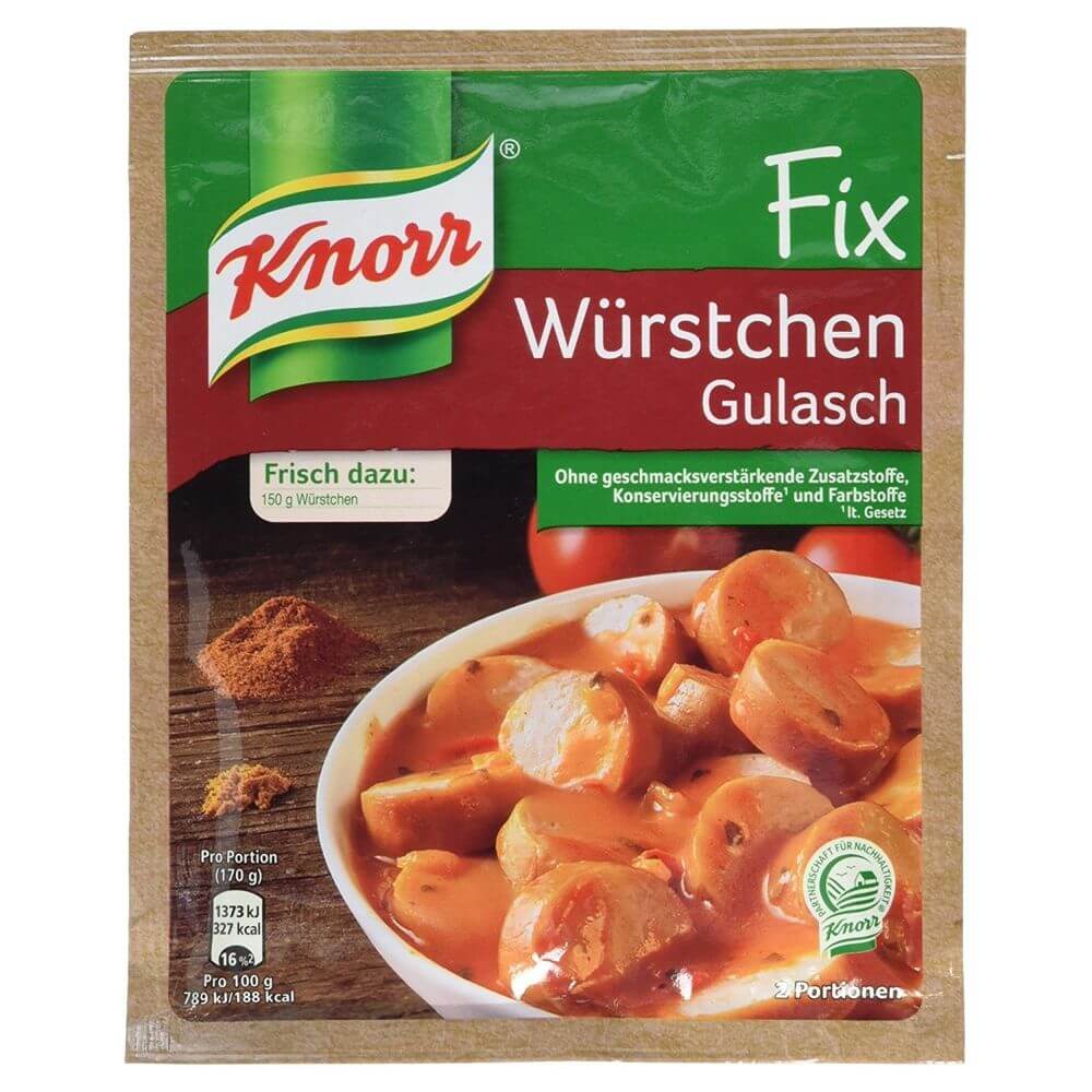 Knorr Fix Sausage Gulasch Mix 44g – African Hut