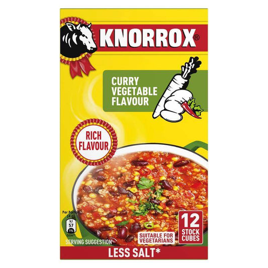 Knorrox Vegetable Curry Stock Cubes 120g