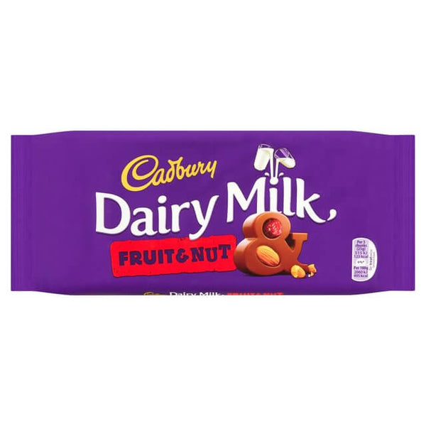 Cadbury Dairy Milk Fruit and Nut Large Bar 180g