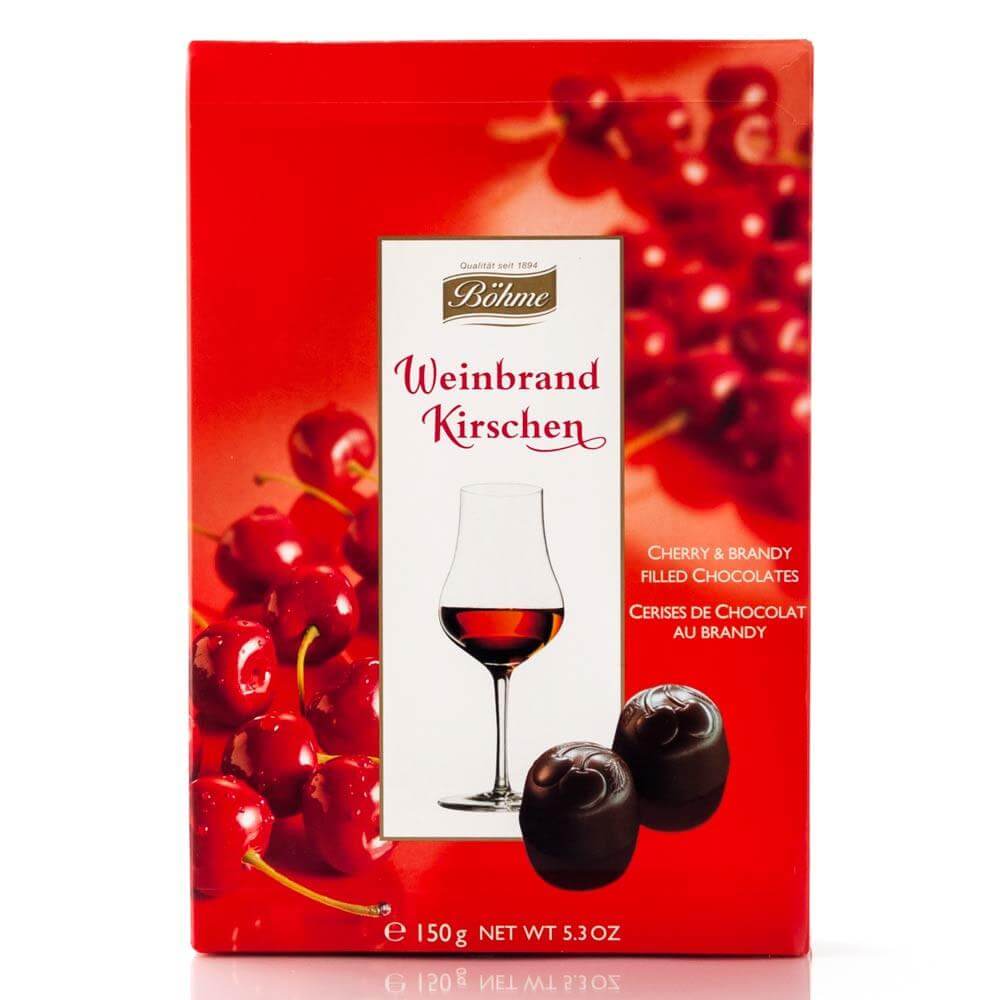 Boehme Cherry and Brandy Filled Chocolates 150g