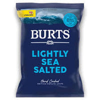 Burts Crisps Lightly Sea Salted Thick Cut Potato Chips 150g