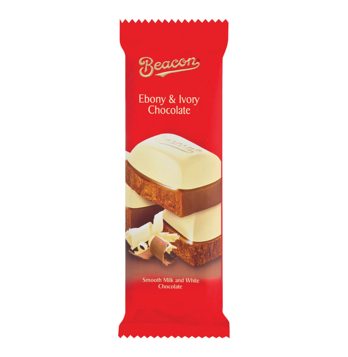 Beacon Ebony and Ivory Chocolate Slab (Kosher)  HEAT SENSITIVE ITEM. PLEASE ADD ITEM 122942 TO THE ORDER TO TRY TO PROTECT CHOCOLATES FROM HEAT DAMAGE. 80g