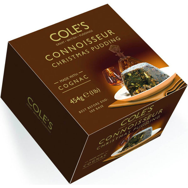Coles Pudding Connoisseur with Cognac 454g