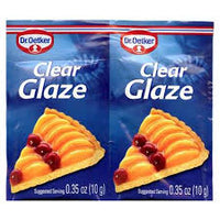 Dr Oetker Clear Cake Glaze Sachet 2pk 21g