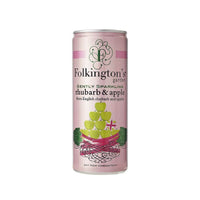 Folkingtons Rhubarb and Apple Gently Sparkling Can 250ml