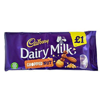 Cadbury Dairy Milk Bar Chopped Hazelnuts 95g