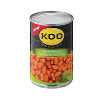 Koo Baked Beans with Tomato and Herb (Kosher) 410g