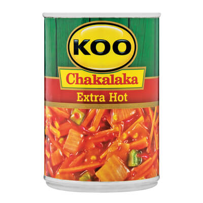 Koo Chakalaka Extra Hot and Spicy (Kosher) 410g