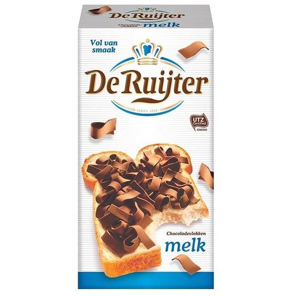 De Ruijter Milk Chocolate Flakes (Heat Sensitive) 300g