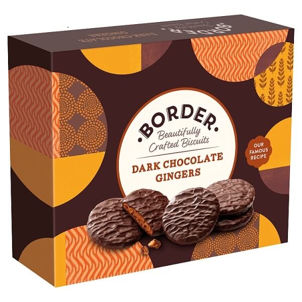 Border Dark Chocolate Ginger Biscuits 255g