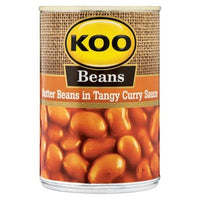Koo Butter Curried Butter Beans - Tangy 410g