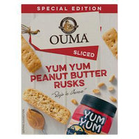 BEST BY AUGUST 2025: Nola Ouma Rusks Yum Yum Peanut Butter 450g