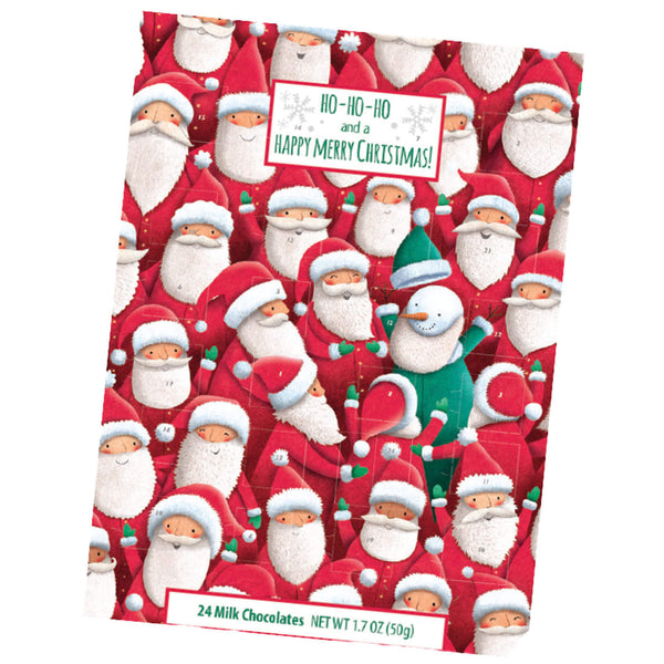 Advent Calendar Erikas Modern Advent Calendar Santa 50g
