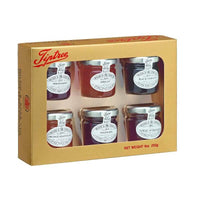 Wilkin and Sons Tiptree Preserves  Marmalades Gold Gift Box - Strawberry, Apricot, Blackcurrant, Raspberry, Tawny Marmalade and Orange Marmalade (6X42g) 252g