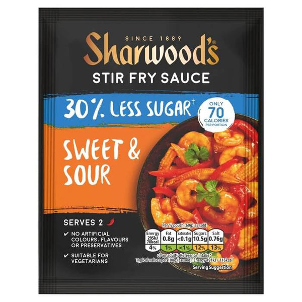 Sharwoods Sweet Sour 30% Ls Stir Fry 120g