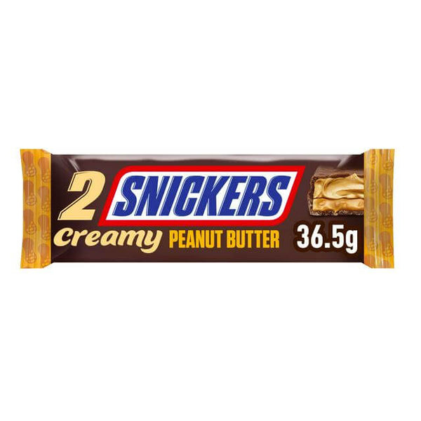 Mars Snickers Creamy Peanut Butter X2 36.5g